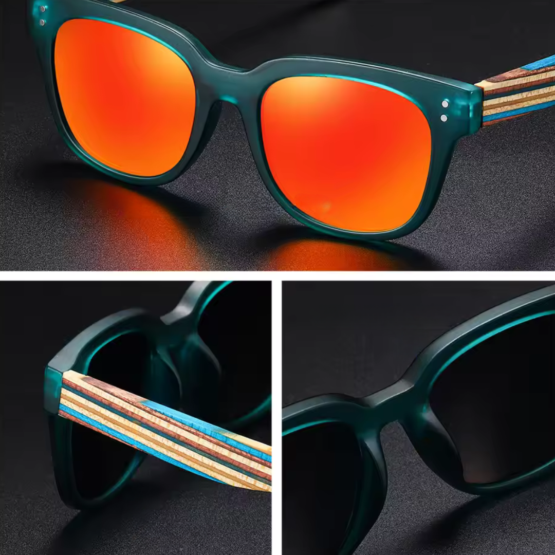 Gettuti Natural Stripe Sunglasses