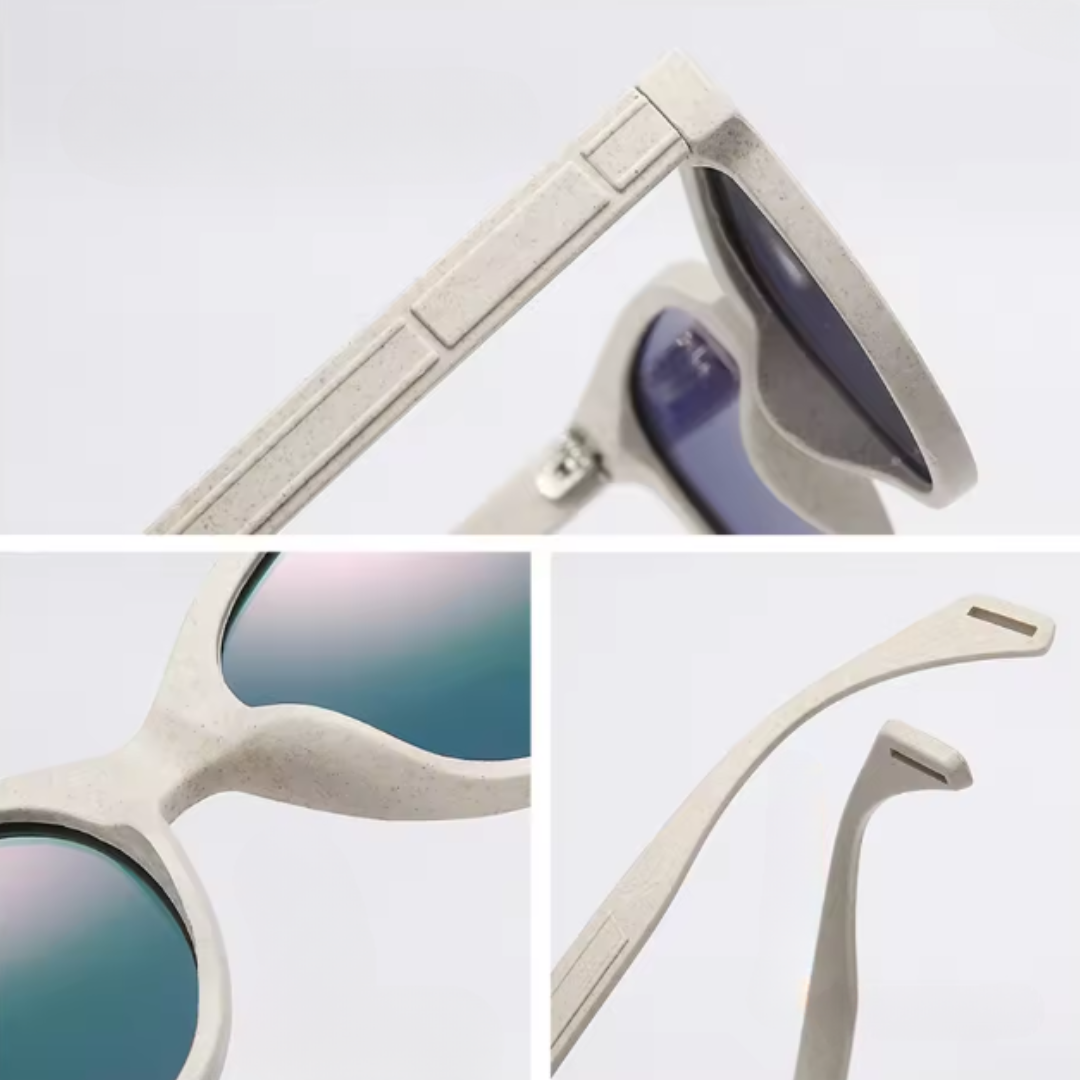 Gettuti Wood Straw Sunglasses