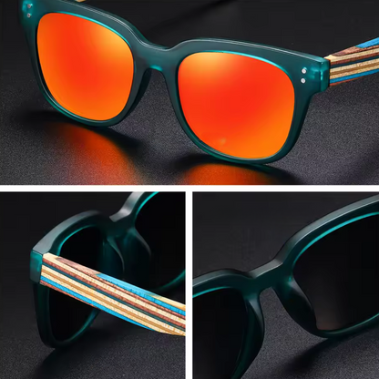 Gettuti Natural Stripe Sunglasses
