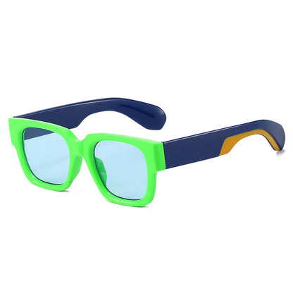 Retro Square Gradient Sunglasses for Streetwear | UV400 Festival Shades