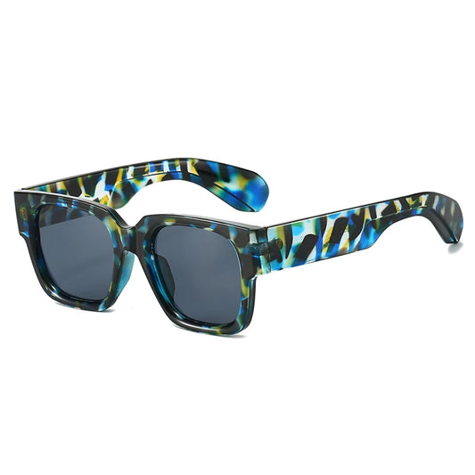 Retro Square Gradient Sunglasses for Streetwear | UV400 Festival Shades
