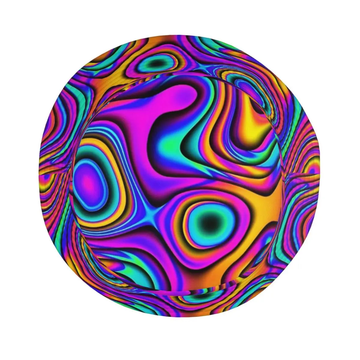 Gettuti Psychedelic Neon Tie-Dye Bucket Hat