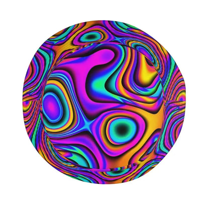 Gettuti Psychedelic Neon Tie-Dye Bucket Hat